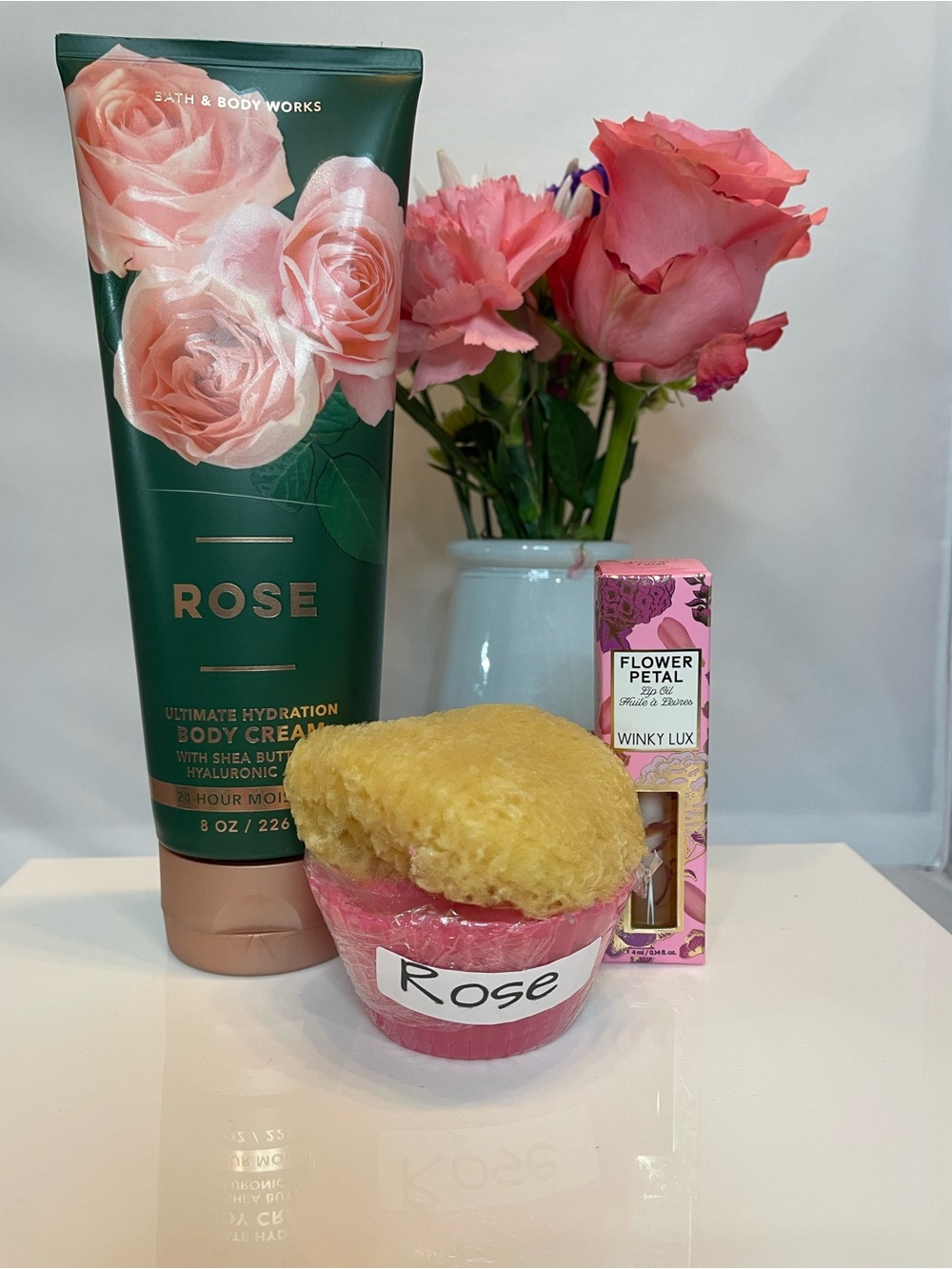Bath & Body Works, Winky Lux and Natural Sea Sponge Bundle Set